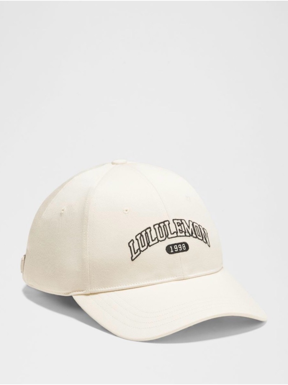 lululemon athletica Cream Baseball Cap with Black Logo